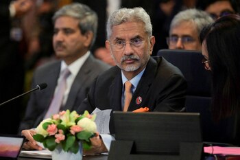 El Ministro de Relaciones Exteriores de la India, Subrahmanyam Jaishankar. BAY ISMOYO/Pool vía REUTERS