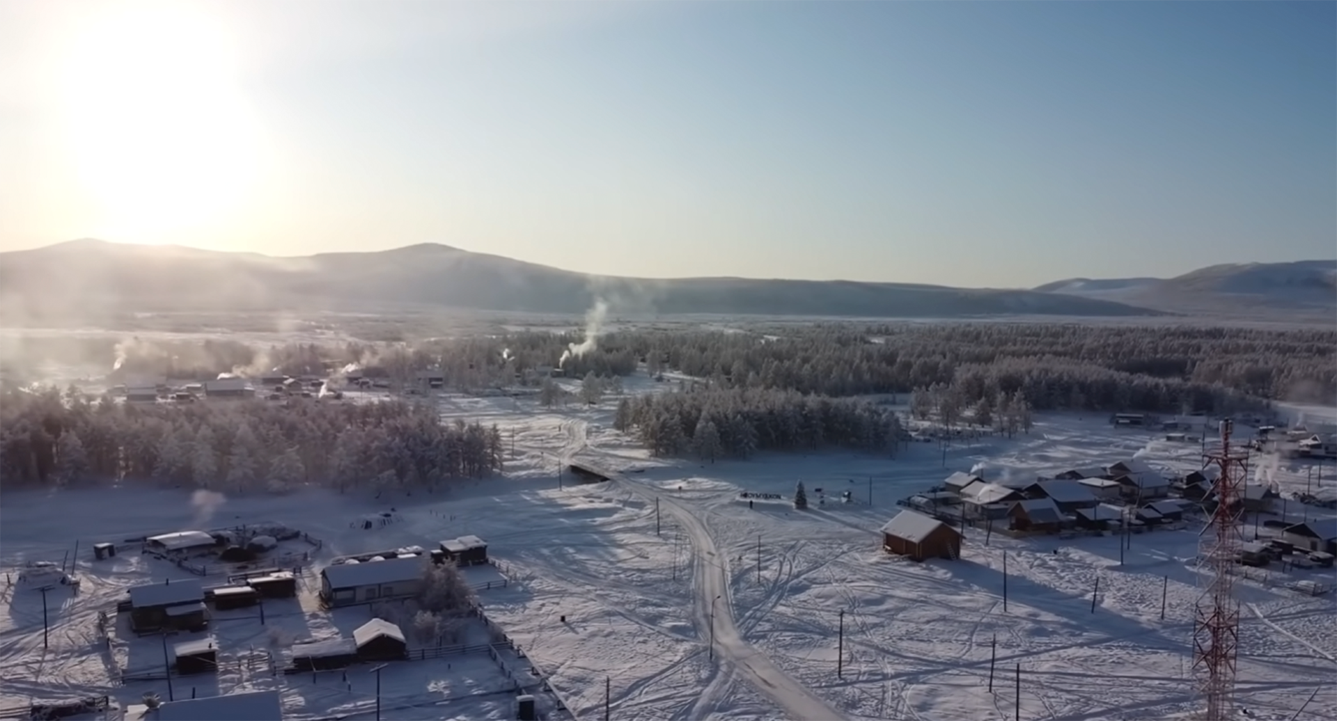 El 28 de enero los termómetros en la localidad marcaron unos 21 grados bajo cero, cuando la media para enero es de 47 y más grados bajo cero. (Captura de video)