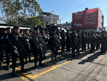 Miembros de la infantería guatemalteca