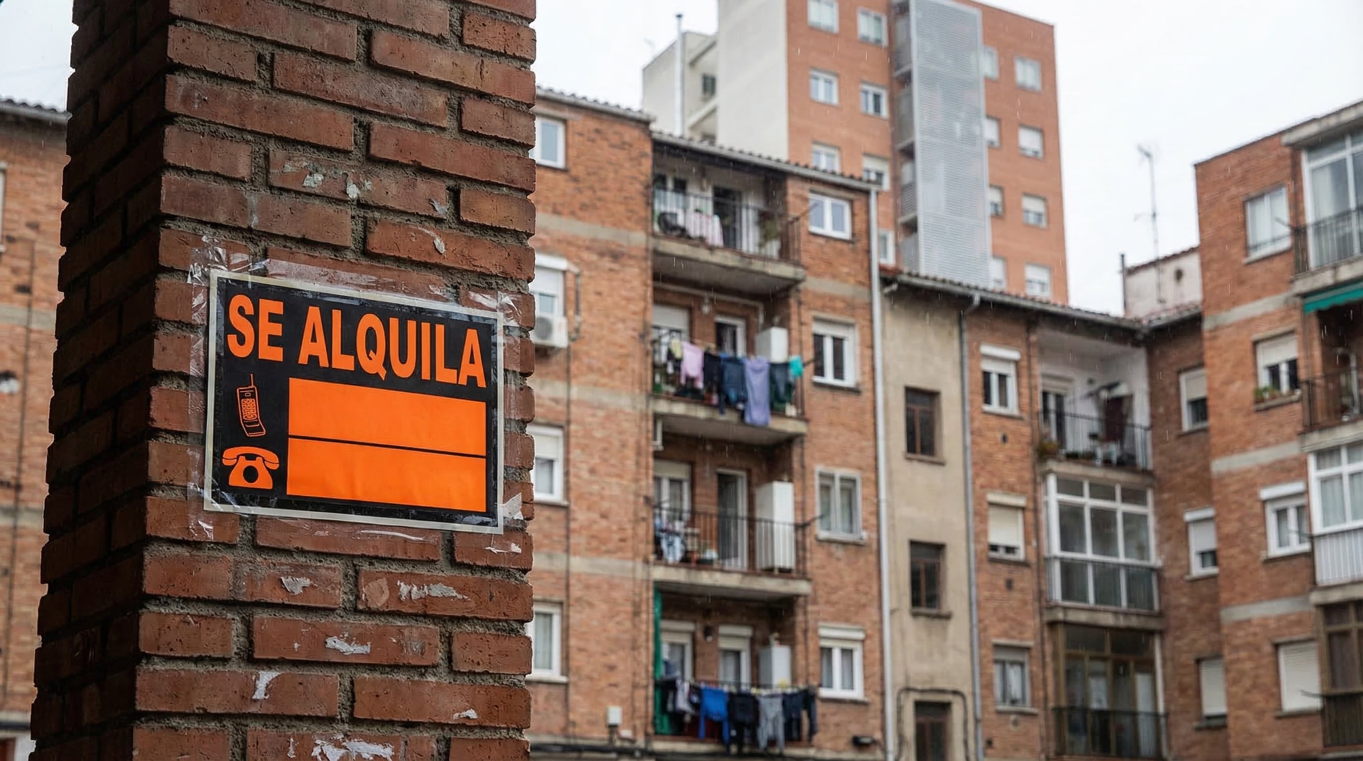 Un cartel de