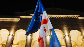 La oposición en Georgia convoca