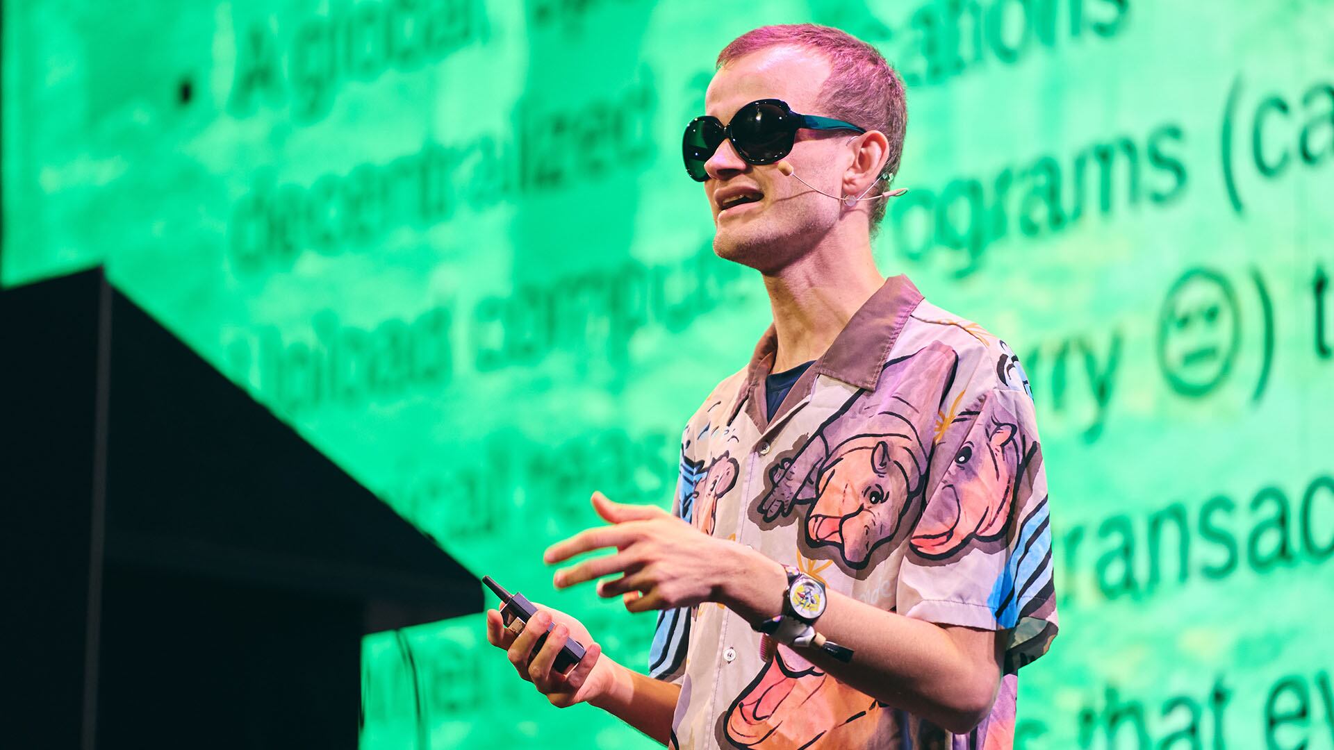 Vitalik Buterin encabezó la jornada inaugural de Devconnect en el Centro de Convenciones Buenos Aires