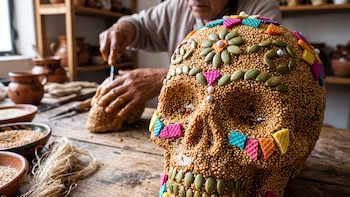 Las calaveras de amaranto regresan a CDMX con un taller para Día de Muertos