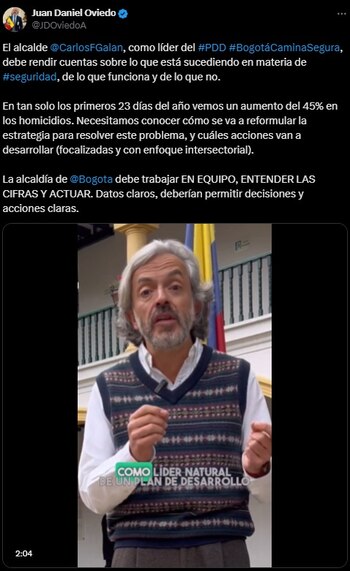 El concejal le pidió al