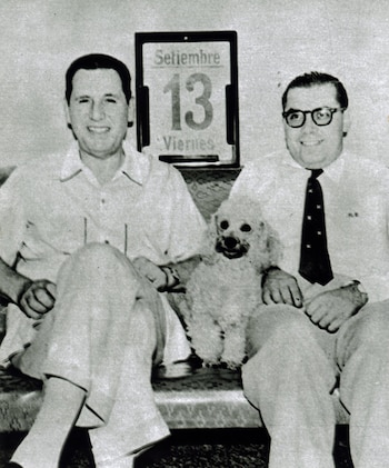 Perón, Landajo y la perrita