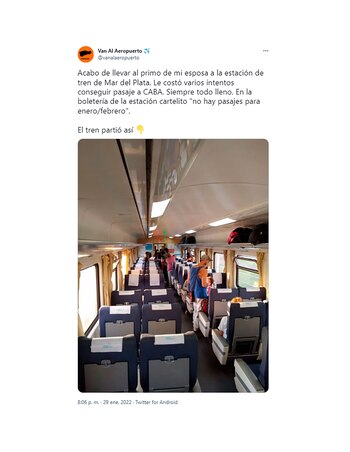 Otro usuario contó que sucede