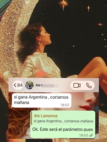 Celeste Cid apostó por un cambio de look tras la victoria de la Selección Argentina ante Cabo Verde