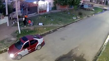 Una cámara municipal captó el