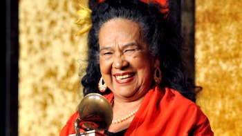 Este fue el Grammy a la Excelencia Musical que recibió Totó la Momposina en 2013 por su trayectoria en el folclor colombiano