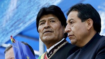Evo Morales y el ex