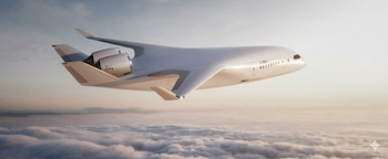 JetZero presentó el Z4, un avión comercial de ala mezclada que promete reducir hasta 50% el consumo de combustible (JetZero)