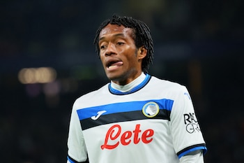 Juan Cuadrado en un encuentro