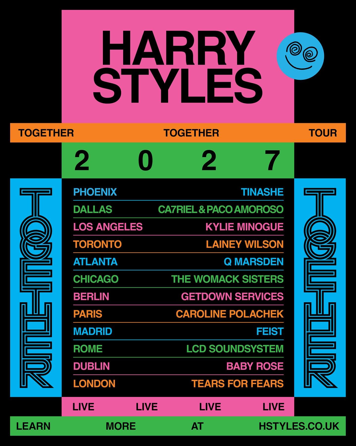 Harry anunció las fechas de su nuevo tour, pero dejo a afuera a la Argentina