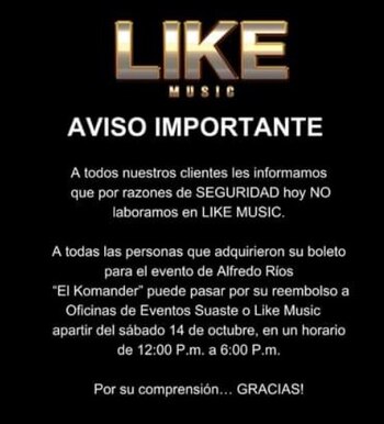 El lugar donde sería el