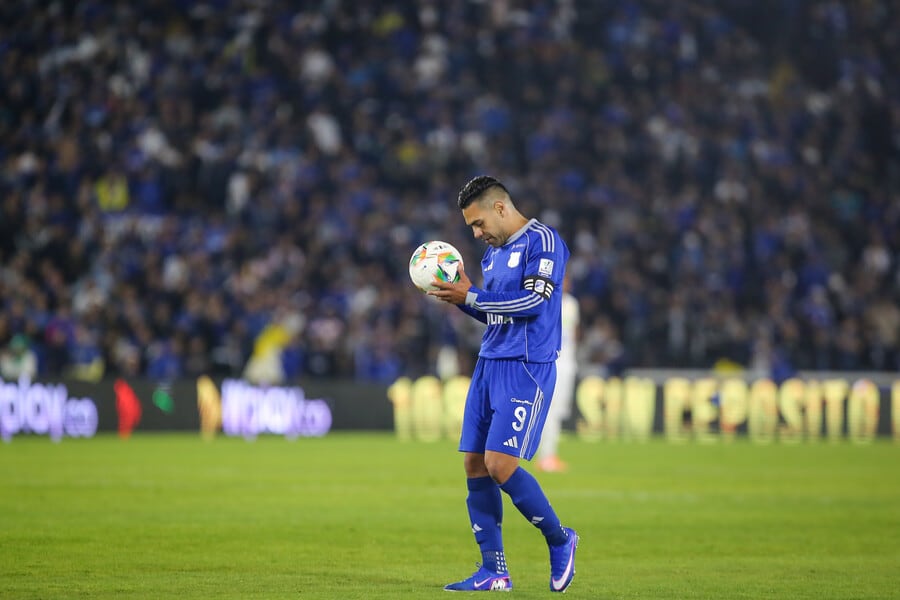 Falcao es la principal novedad para el técnico Fabián Bustos en el partido ante O'Higgins de Chile - crédito Catalina Olaya / Colprensa