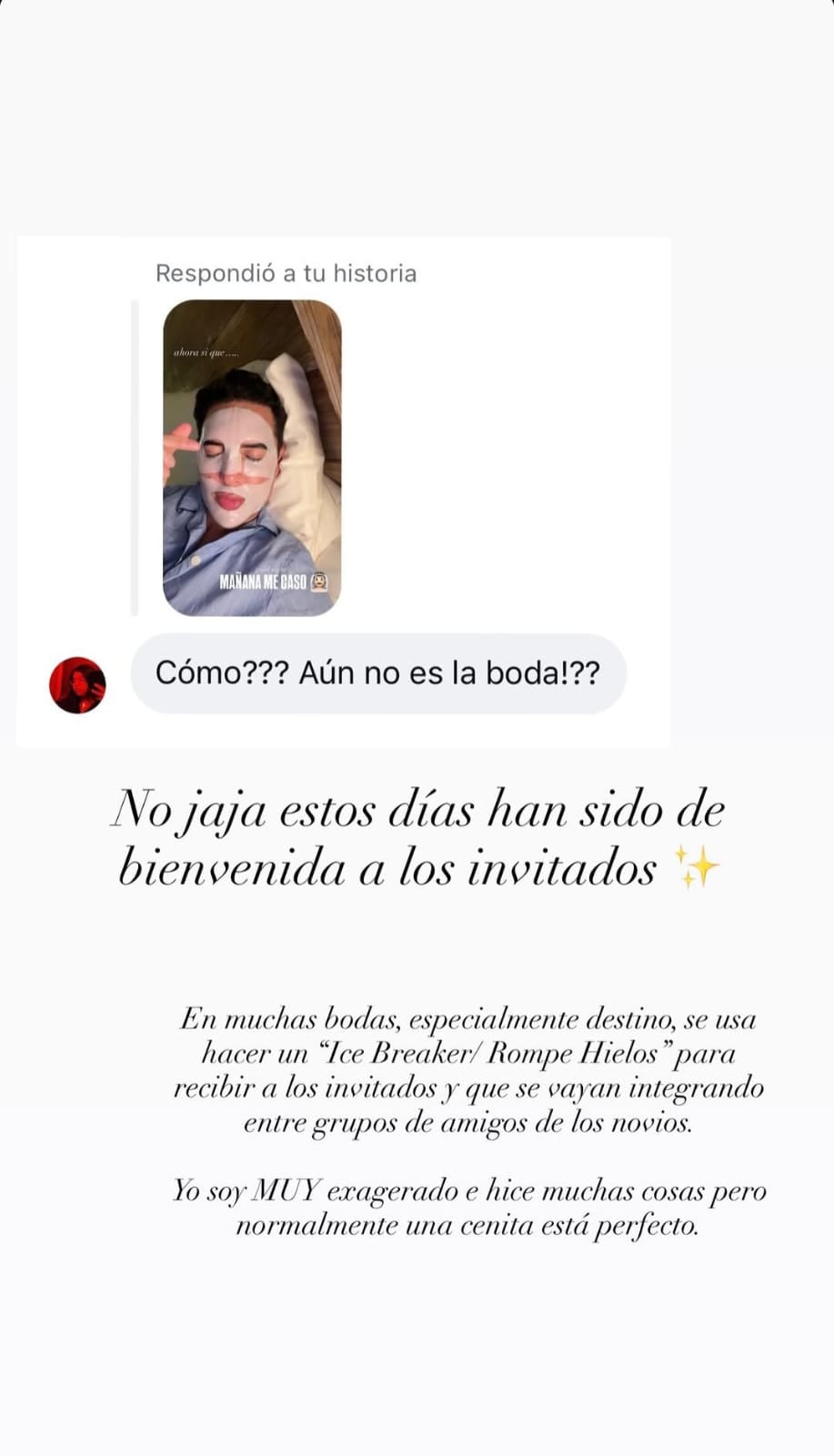 El influencer aclaró los motivos del evento. Foto: (Captura de pantalla)