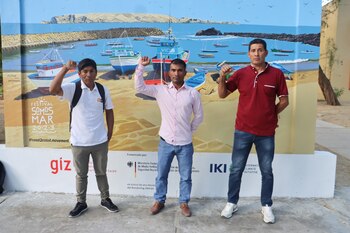 Representantes de gremios de pescadores