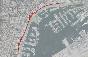 Zona de actuación de limpieza