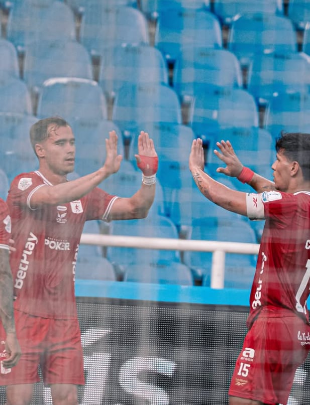 Tomás Ángel celebrando su segunda anotación con el equipo en esta Liga BetPlay 2026-II - crédito América de Cali
