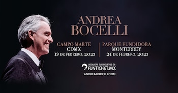 El tour de Bocelli tendrá