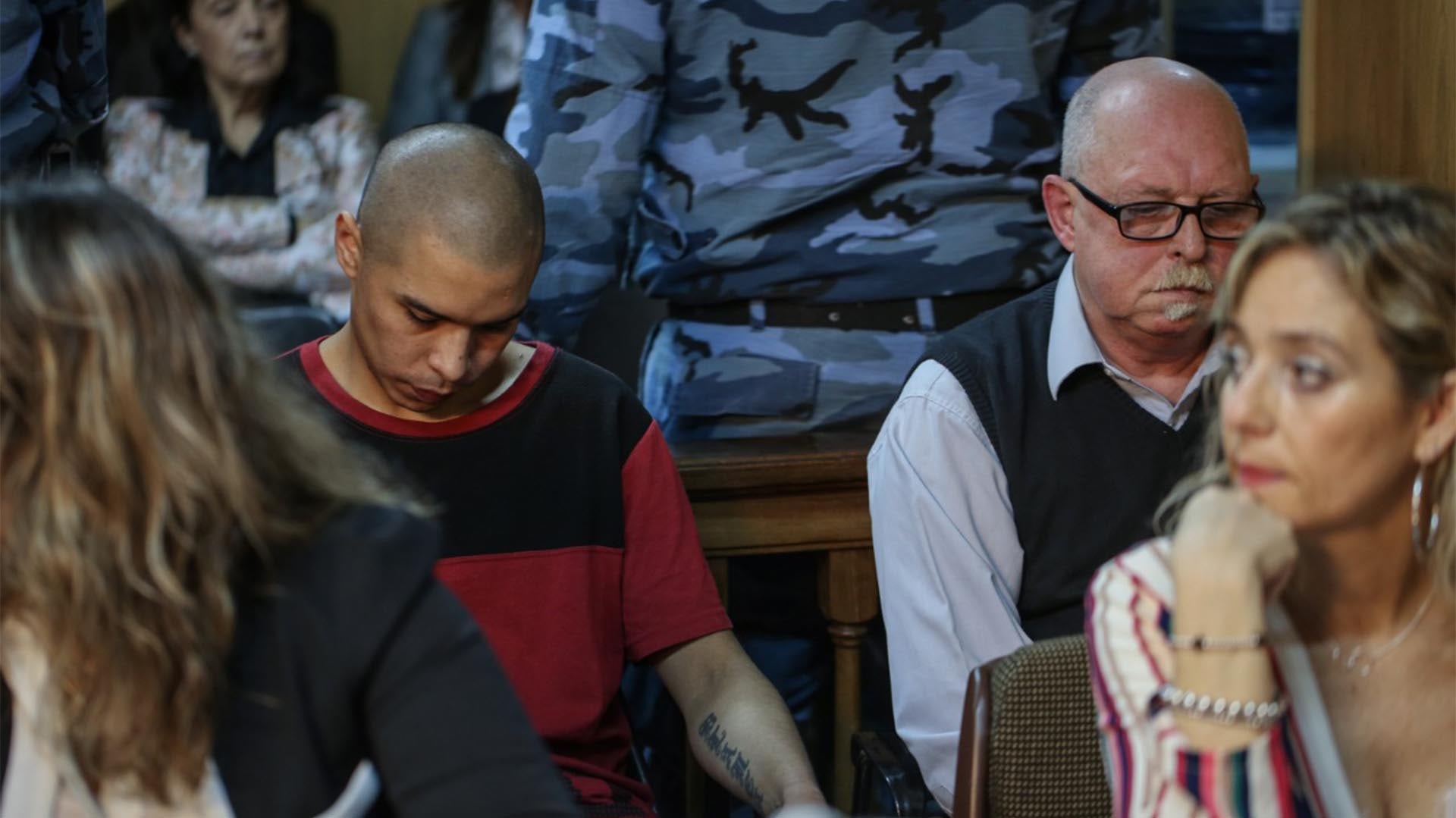 Matías Farías durante el primer juicio por la causa Lucía Pérez (Christian Heit)