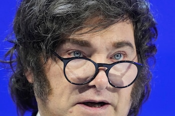 Javier Milei, presidente de Argentina,