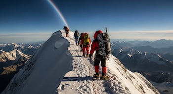 El ascenso al volcán Lanín