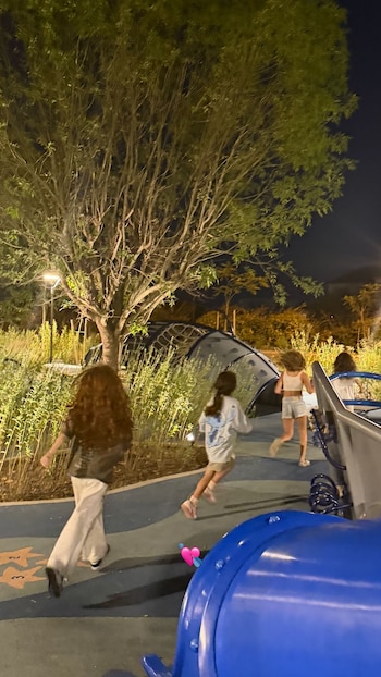 Las niñas pasaron la tarde