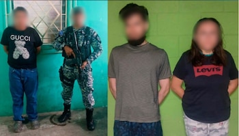 La Policía Nacional Civil capturó en Chalatenango a tres personas vinculadas con tráfico y posesión de drogas. (Cortesía: Policía Nacional Civil)