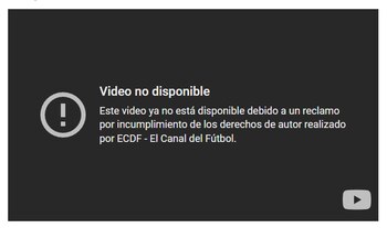 Comunicado de YouTube tras cancelación