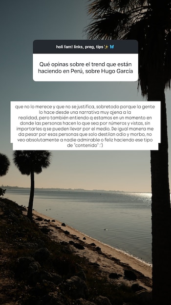 Isabella Ladera usó sus redes