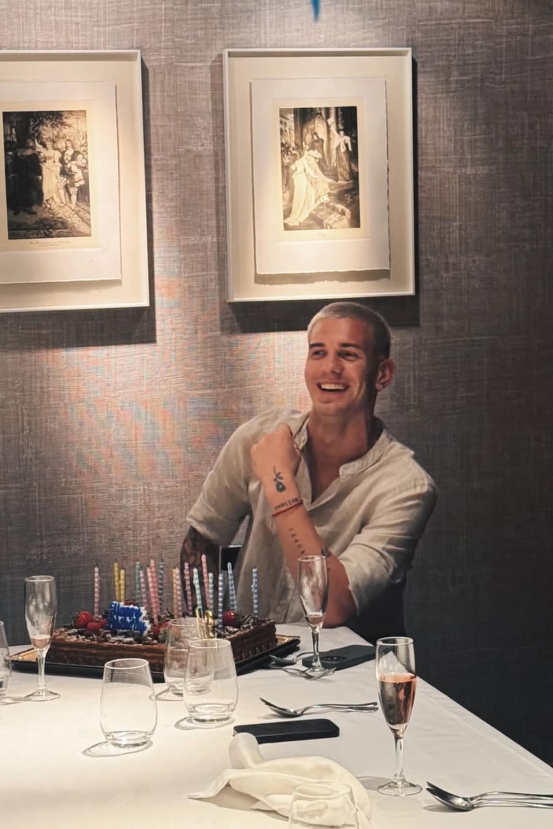 El festejo de cumpleaños 18 de Franco Mastantuono