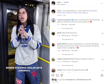 Neitty agradeció a los usuarios