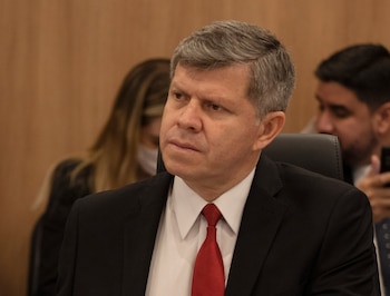 El presidente de Paraguay, Santiago Peña, designó este lunes a Carlos Benítez como viceministro de Seguridad Interna en reemplazo de Oscar Pereira (EFE)