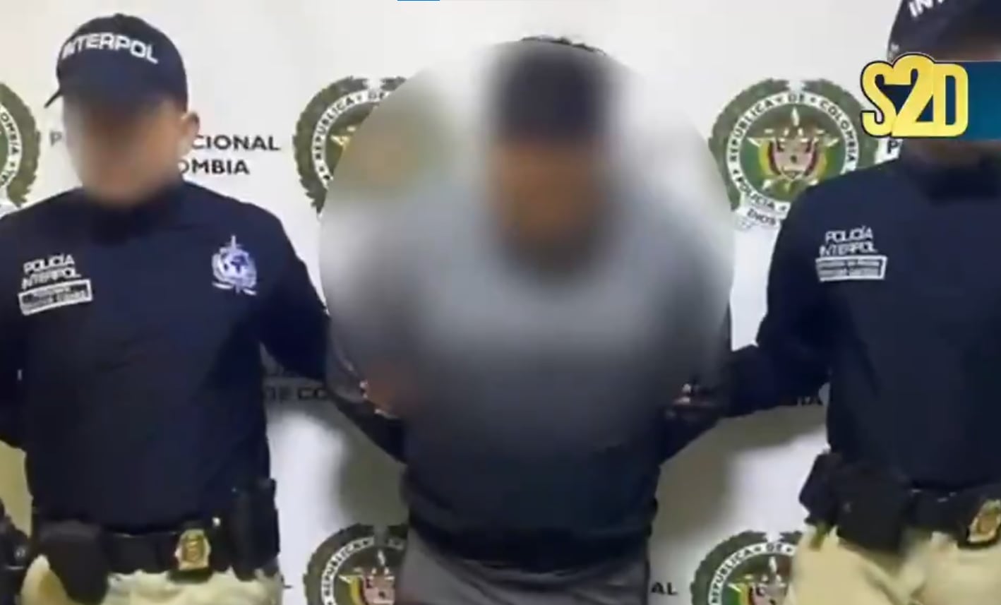 La Policía Nacional capturó a William de Jesús Álvarez Restrepo en Bello, Antioquia, tras la emisión de una circular roja de Interpol solicitada por España - crédito Policía de Antioquia
