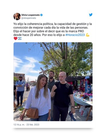 El comentario de la diputada