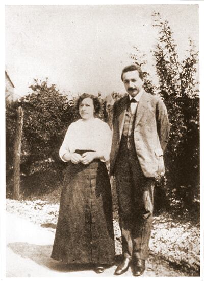Mileva Marić y Albert Einstein, en una imagen tomada en Kac (Serbia) en 1905 / ETH Bibliothek Zürich, Bildarchiv / Portr_03087 / CC BY-SA
