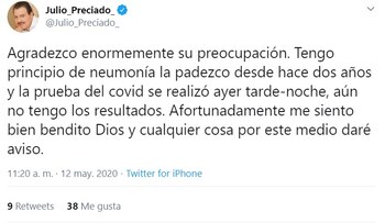 El mensaje aclaratorio de Julio