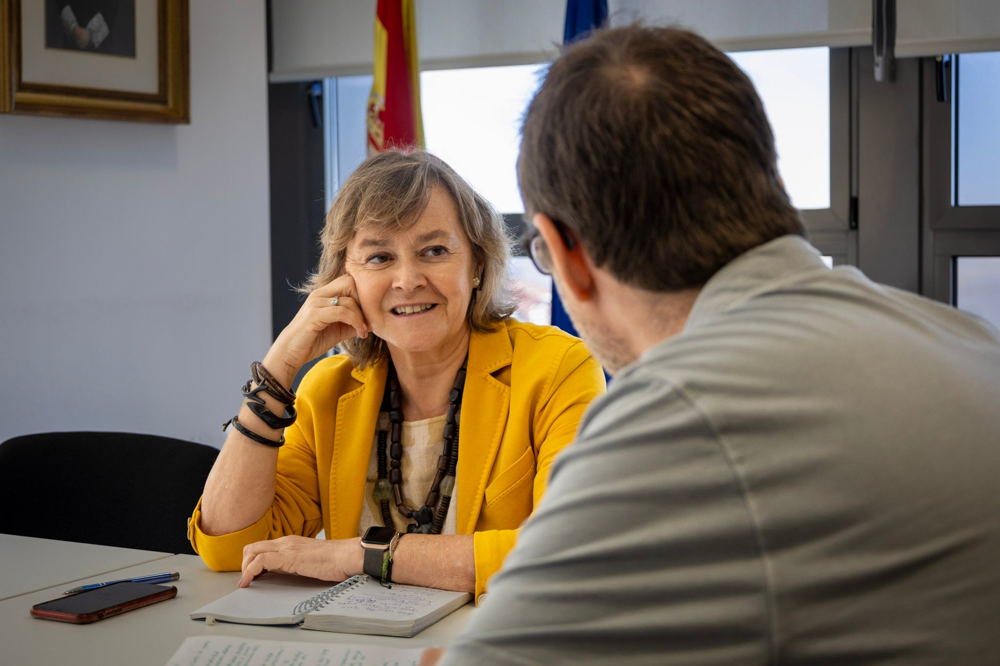 Rosa Ana Morán, fiscal jefe especial antidroga, en una entrevista con 'Infobae España' (Foto: Helena Margarit)