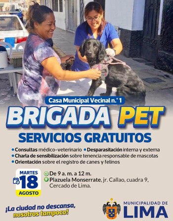 La campaña se llevará a cabo este martes de 18 de agosto - Créditos: Municipalidad de Lima.