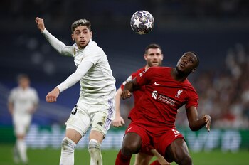 Federico Valverde e Ibrahima Konate