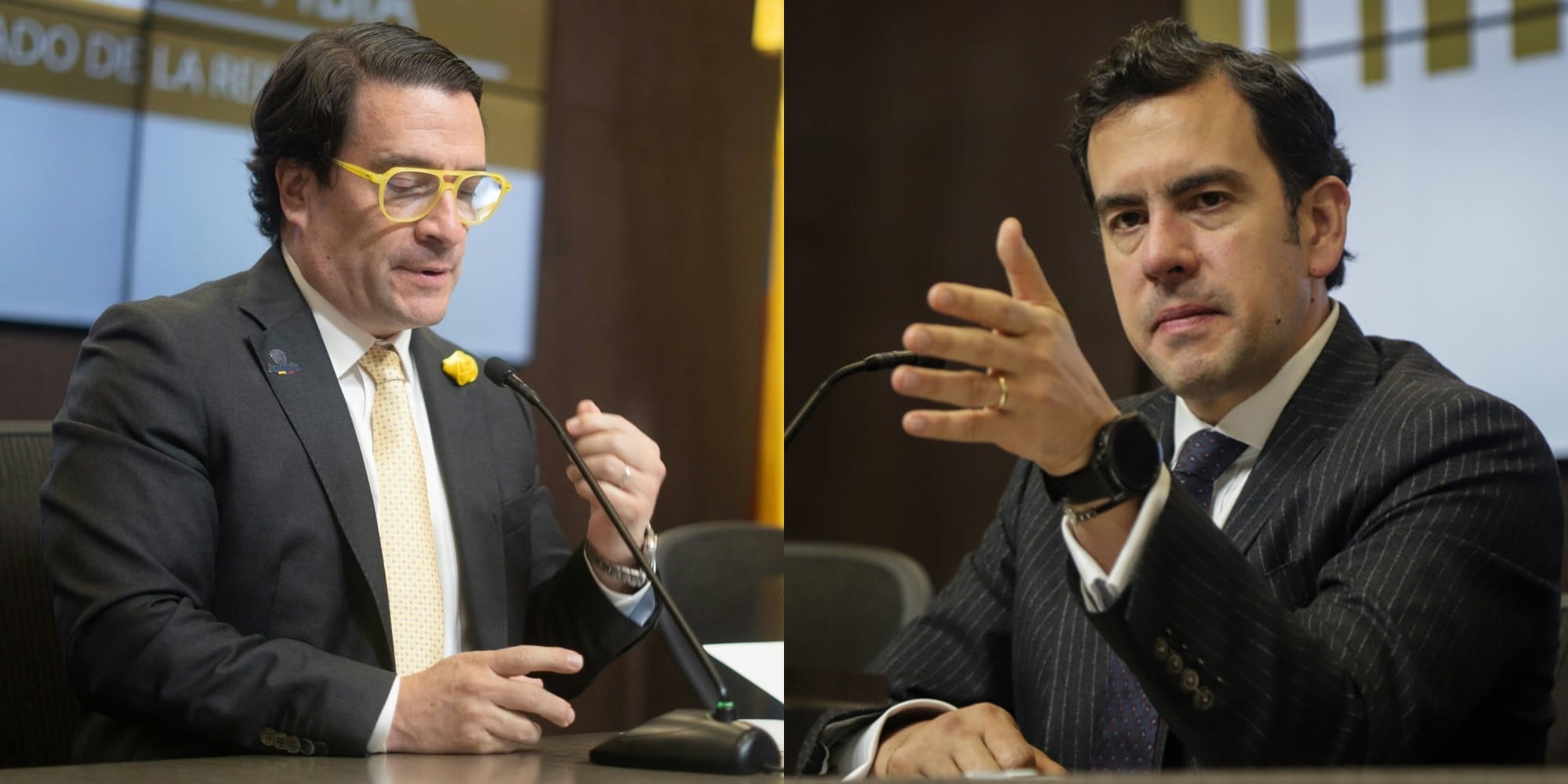 Iván Cancino, ministro de Justicia, reaccionó en pleno Congreso a la salida de Rodrigo Lara del Gobierno: “Lo considero un hermano de vida”