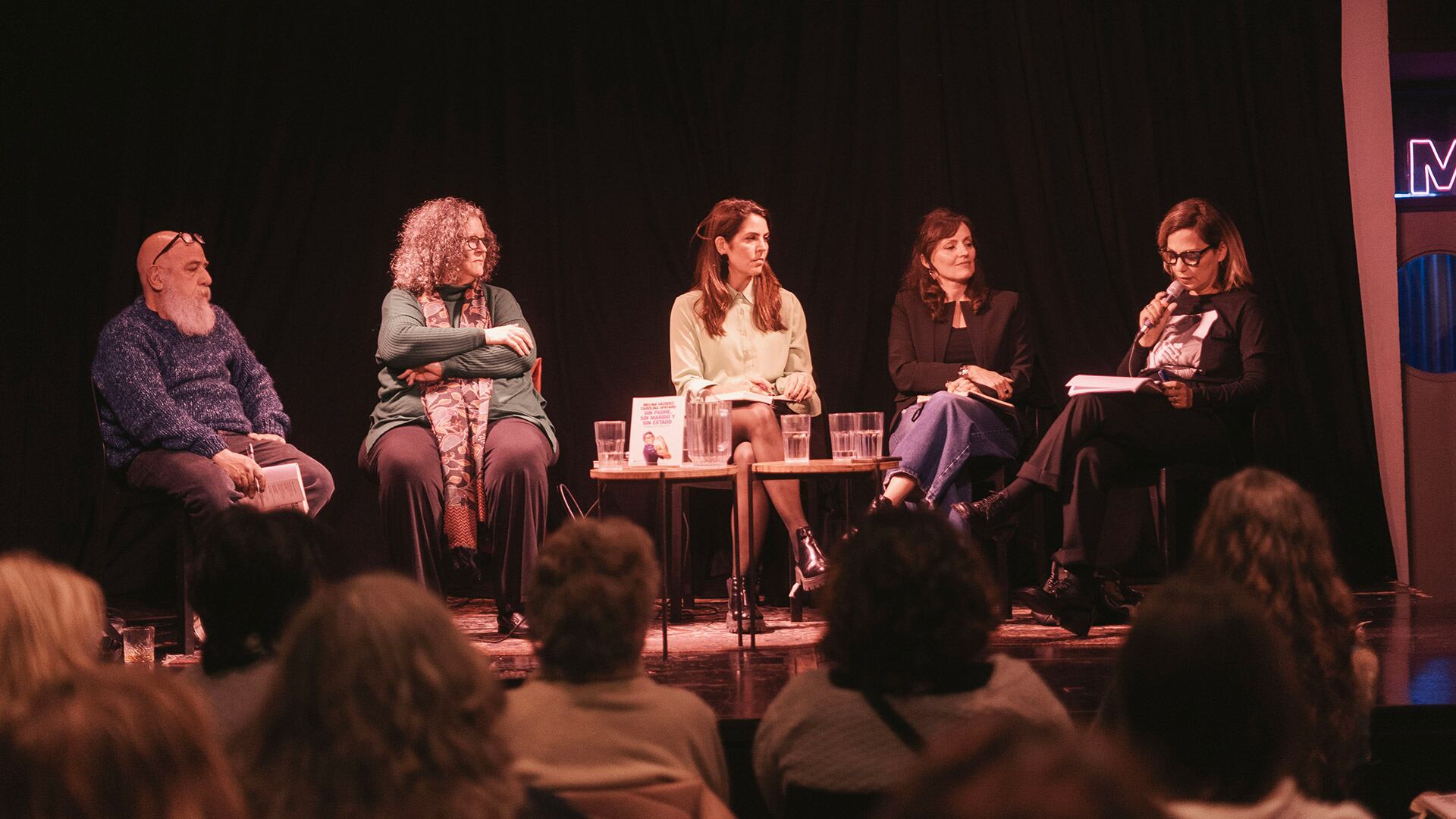 Acompañaron la presentación del libro Alexandra Kohan, Diana Maffía y Pablo Semán. (Julieta Bugacoff)