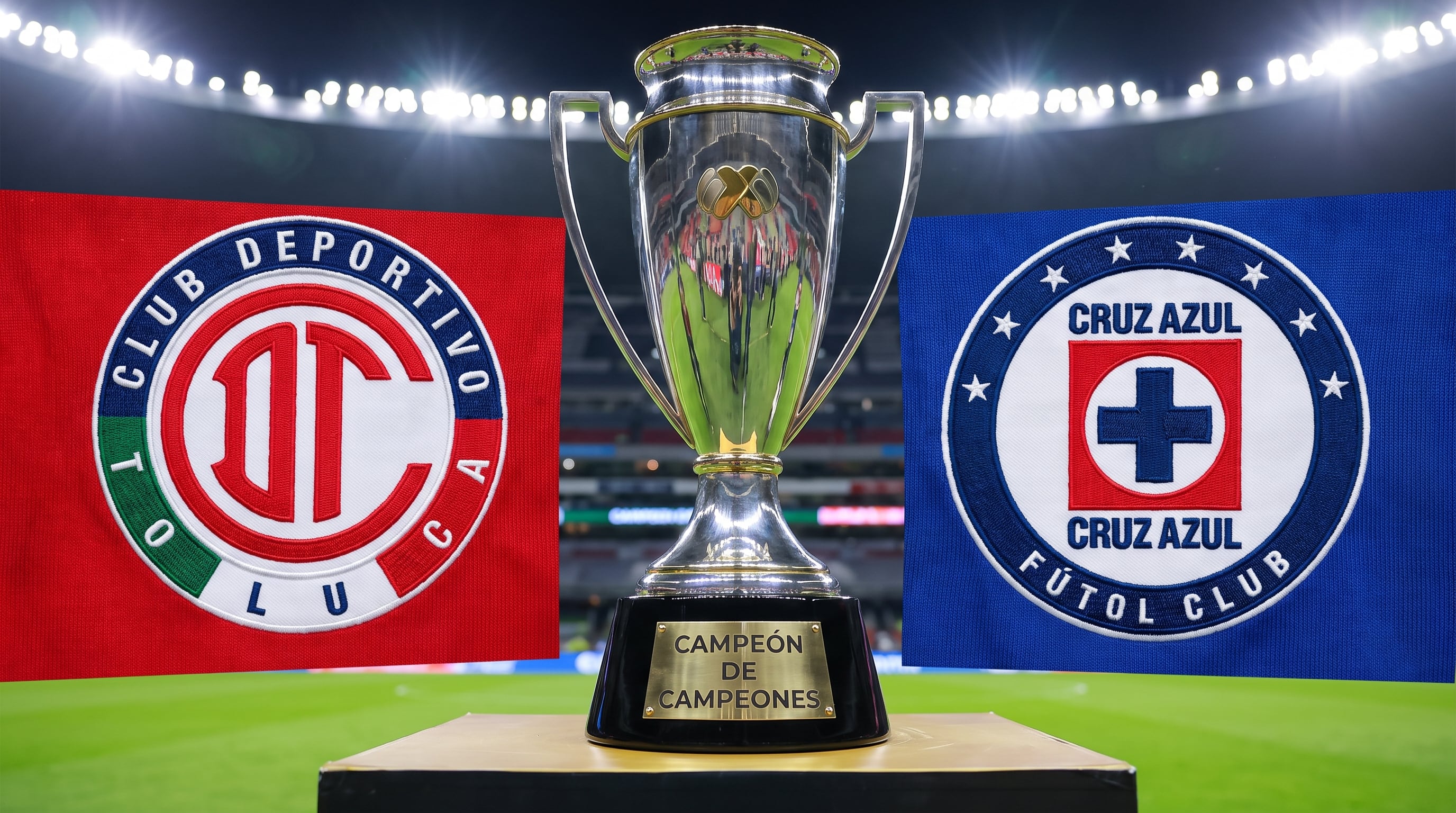 Toluca y Cruz Azul van a disputar el Campeón de Campeones. (Imagen Ilustrativa Infobae)