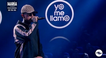 El participante cantó 'Dos problemas' - crédito Emisión Yo me llamo / Caracol Televisión
