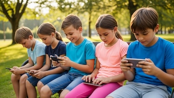 Los niños pasan 25 días