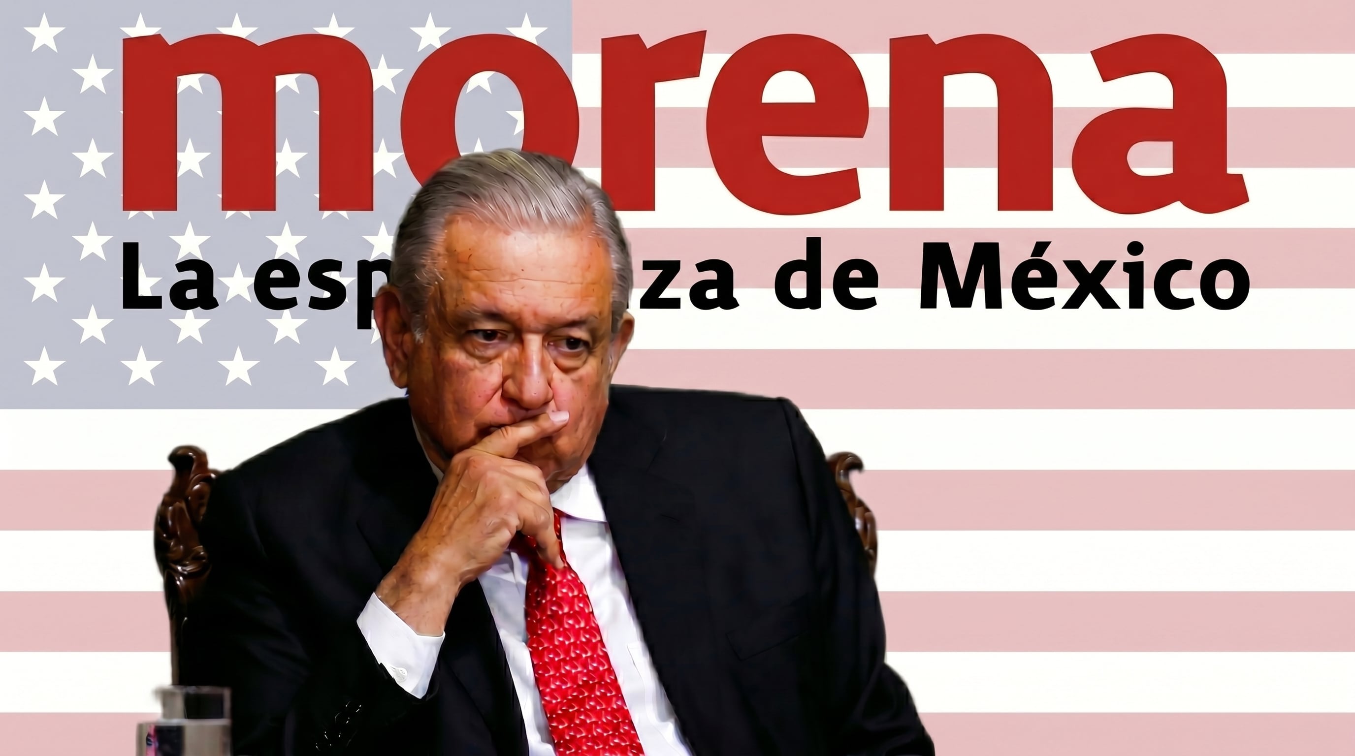 López Obrador acusa debilitamiento de Morena desde EEUU