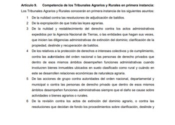 El proyecto de ley reconoce