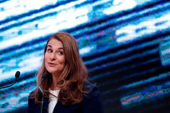 Imagen de archivo de Melinda French Gates. EFE/ Yoan Valat/Archivo
