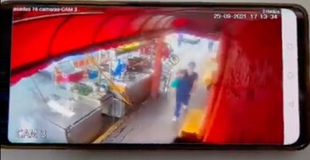 La Fiscalía compartió imagenes de